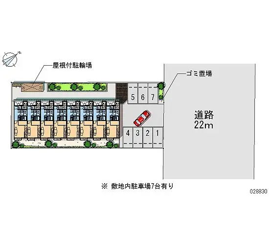 ★手数料０円★四日市市本郷町　月極駐車場（LP）